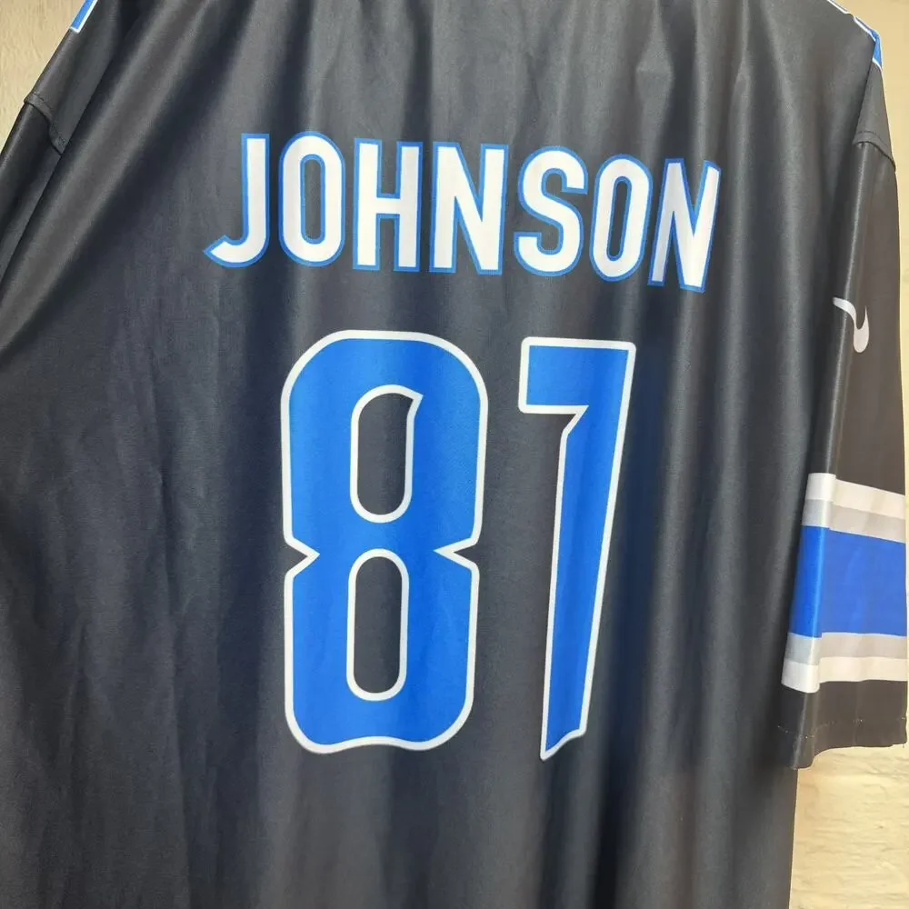 Calvin Johnson Detroit Lions Nike On Field Jersey Mens XXLARGE XXL